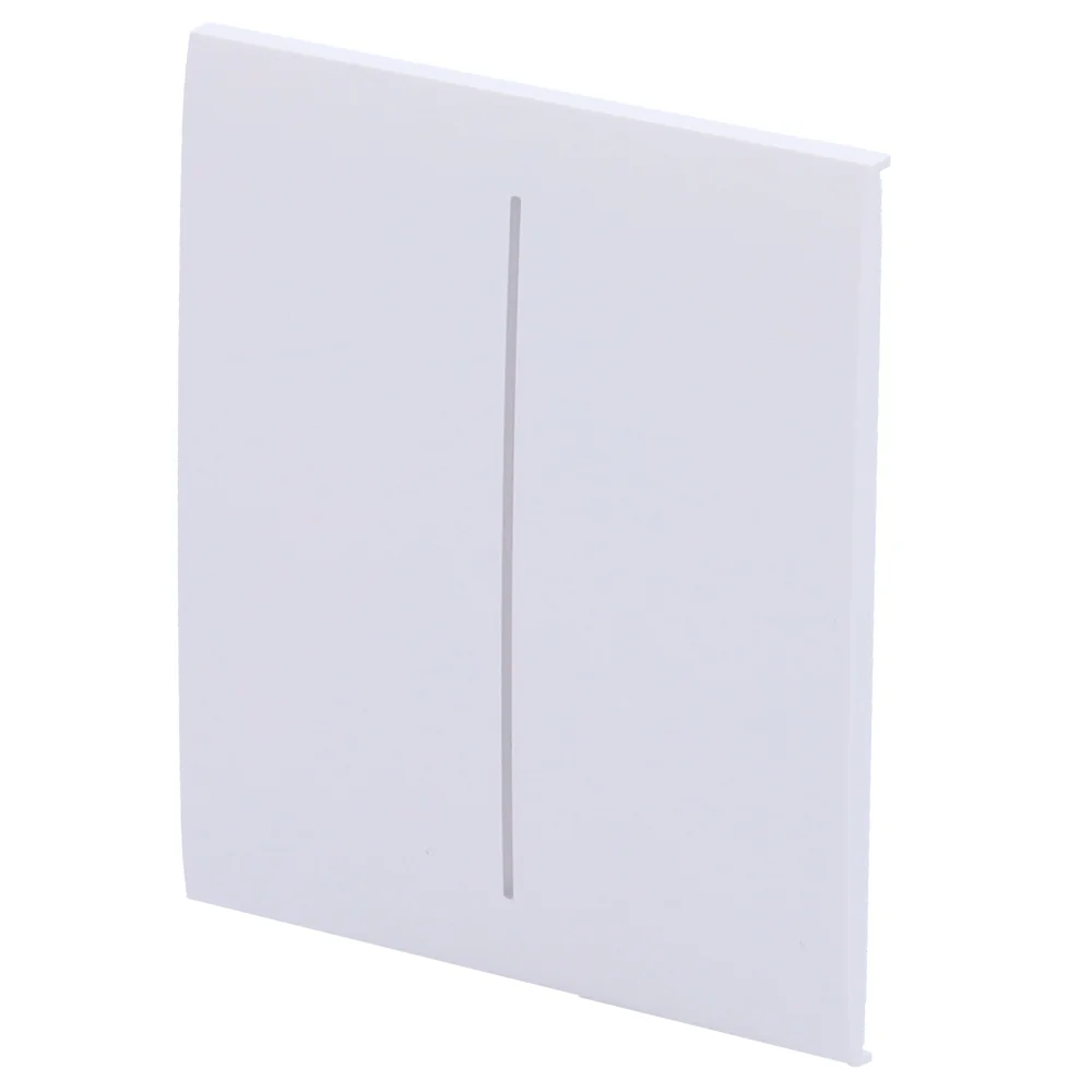 AJ-CENTERBUTTON-2G-W.webp Ajax LightSwitch CenterButton 2-gang. Plusador Central Doble. Color Blanco - Imagen 1