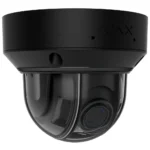 Cámara IP Domo 5 Megapíxel Ajax - 1/2.7" Progressive Scan CMOS - Lente varifocal motorizada 2.8~12 mm - IR 40m | Luz Blanca 25 m | PoE 802.3at/af - TrueWDR | Detección de movimiento | IA - Color negro