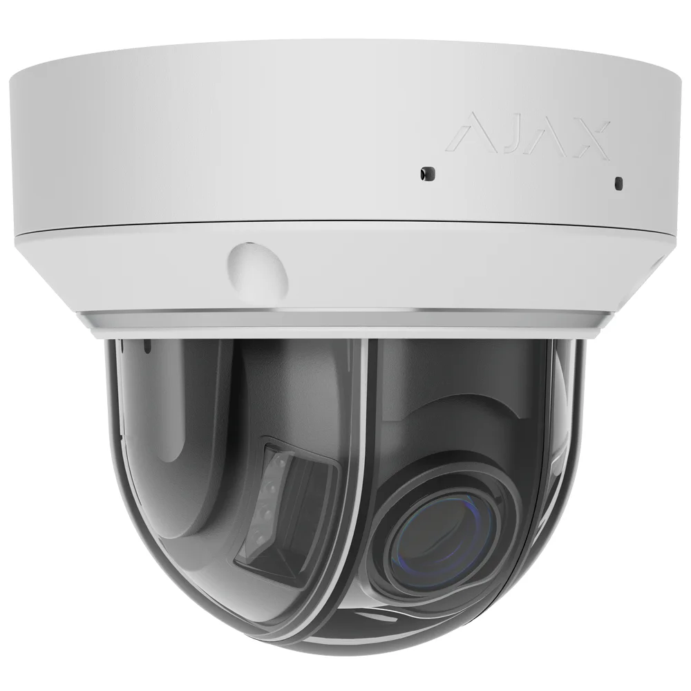 AJ-DOMECAM-5-HLVF-W.webp Cámara IP Domo 5 Megapíxel Ajax - 1/2.7" Progressive Scan CMOS - Lente varifocal motorizada 2.8~12 mm - IR 40m | Luz Blanca 25 m | PoE 802.3at/af - TrueWDR | Detección de movimiento | IA - Color blanco - Imagen 1