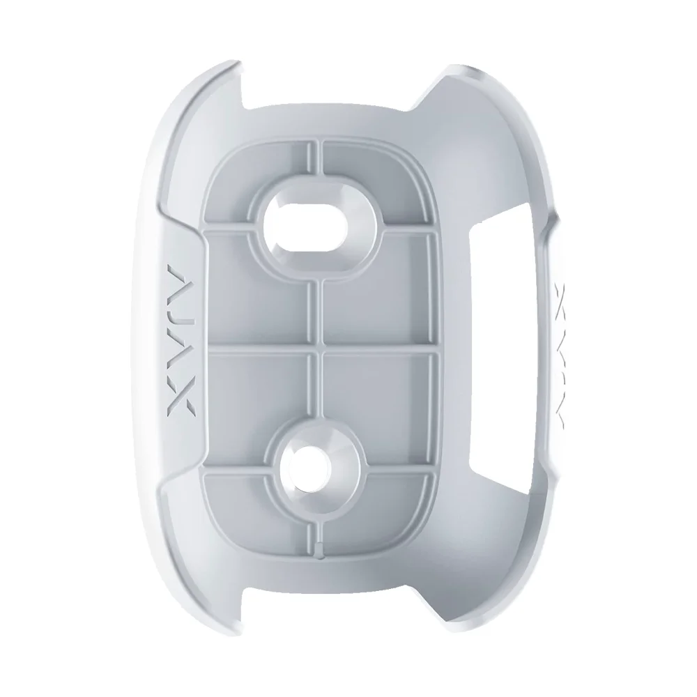 AJ-HOLDER-W.webp Ajax Holder. Soporte para fijar Button o DoubleButton en superficies. Color blanco - Imagen 1