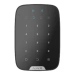 Ajax KeyPad Plus. Teclado táctil con lector inalámbrico. Color negro