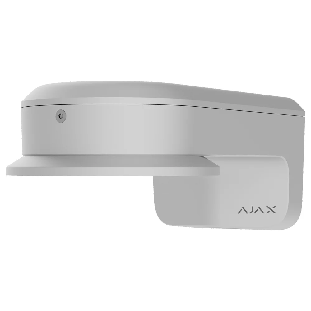 AJ-MOUNTCAM-B2-W.webp Soporte - Para cámaras Bullet, Domo y Turret Ajax - Apto para uso exterior - Instalación en pared o poste - Color blanco | 100 × 136 × 242 mm | 960 g - Imagen 1