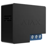 Ajax Relay. Relé (12V-24V) de contacto seco inalámbrico. Color negro