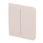 Ajax LightSwitch SideButton 2-gang. Pulsador Lateral Doble. Color Marfil