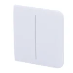 Ajax LightSwitch SideButton 2-gang. Pulsador Lateral Doble. Color Blanco