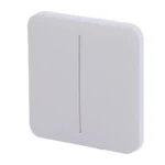 Ajax LightSwitch SoloButton 2-gang. Pulsador Doble. Color Niebla