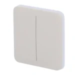 Ajax LightSwitch SoloButton 2-gang. Pulsador Doble. Color Ostra