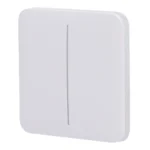 Ajax LightSwitch SoloButton 2-gang. Pulsador Doble. Color Blanco