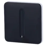 Ajax LightSwitch SoloButton (Dimmer) Negro - Panel táctil para interruptor de luz regulable - Retroiluminación LED