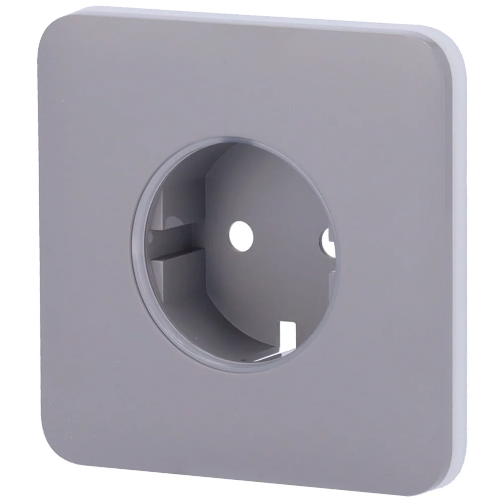 AJ-SOLOCOVER-GRE.webp Ajax SoloCover. Tapa para base de enchufe. Color gris - Imagen 1