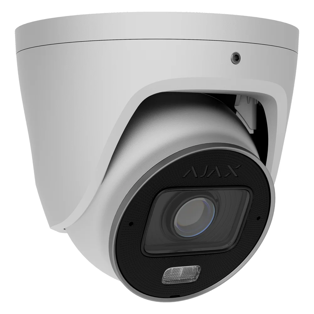 AJ-TURRETCAM-8-HLVF-W.webp Cámara IP Turret 8 Megapíxel Ajax - 1/2.8" Progressive Scan CMOS - Lente varifocal motorizada 2.8~12 mm - IR 60 m | Luz blanca 40 m | PoE 802.3at/af - 120 dB TrueWDR | Detección de movimiento | IA - MicroSD hasta 256GB | Color Blanco - Imagen 1