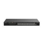 Reyee Switch PoE Sobremesa - 24 RJ45 PoE+ Puertos 10/100Mbps + combo 1RJ45 o 1 SFP Puertos 10/100/1000Mbp - Potencia total 370W
