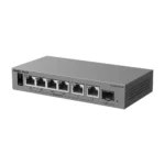 Ruijie Reyee L2 PoE Switch - 6 puertos Gigabit y 1 SFP - 4 puertos PoE+ con total de 54W - PoE Watchdog y suministro ininterrumpido - Gestión gratuita desde Ruijie Cloud y App - Protección contra sobretensiones de 6 kV