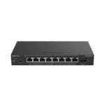 Reyee Switch PoE Cloud Capa 2 - 8 puertos PoE MultiGigabit+ 1 10Gbps SFP+ - PoE 802.3af/at hasta 30w / Máximo 130W - Static LAG/DHCP Snoop/Port Mirror - VLAN/Port Isolation/PoE Watchdog - Enrackable