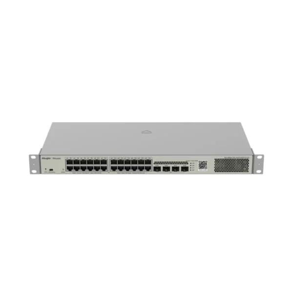 Reyee Switch PoE Cloud Capa 2 - 24 puertos PoE Gigabit+ 4 SFP Gigabit - PoE+ / Máximo 370W - Enrackable