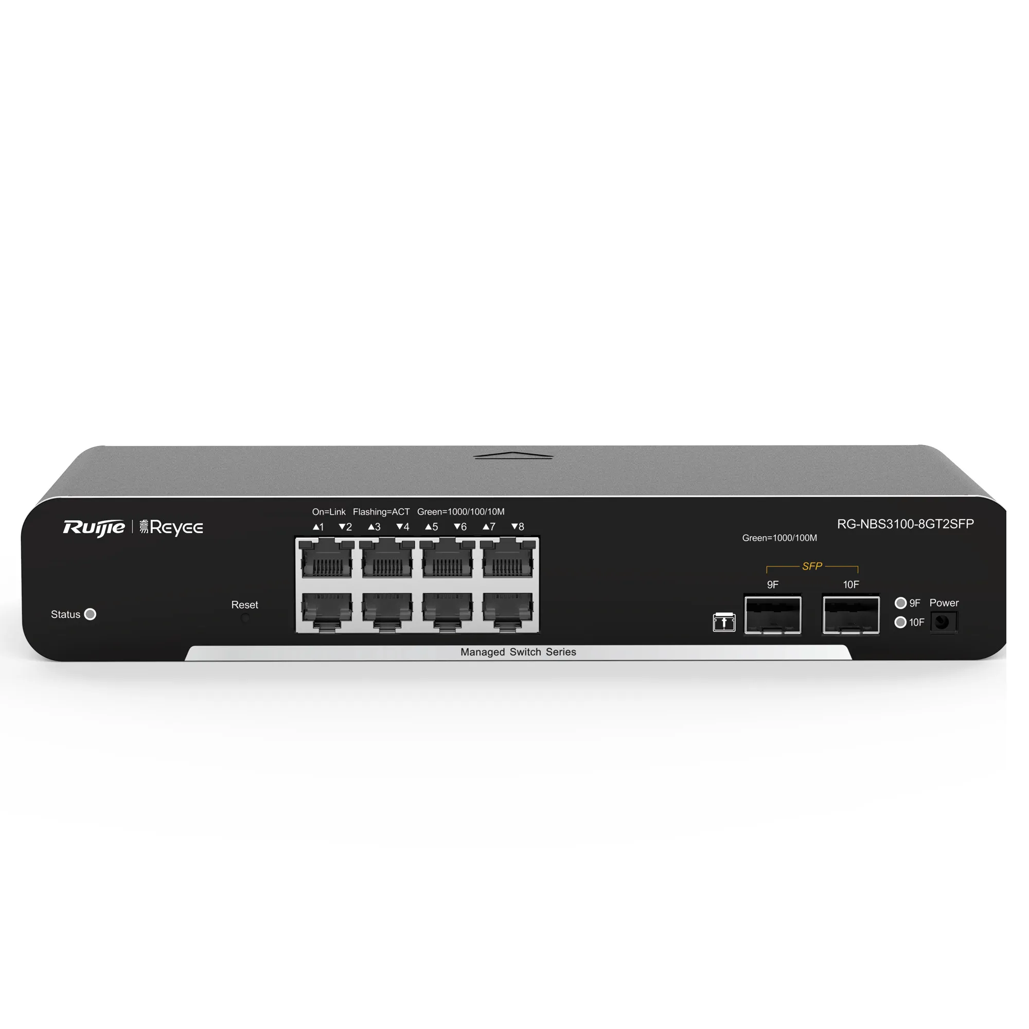 RG-NBS3100-8GT2SFPN1.webp Reyee Switch Cloud Capa 2 - 8 puertos Gigabit + 2 SFP - Imagen 1