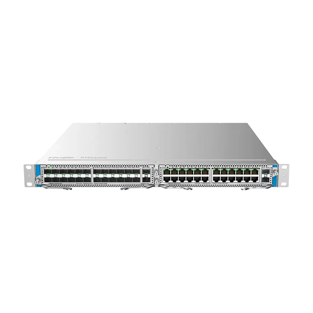 RG-NBS6002N1.webp Reyee Switch Modular de Chasis L3 - 2 Slot de Expansión (Tamaño total de 1U) - Hasta 48 puertos GE / 48 SFP GE / 4 SFP+ - Imagen 1