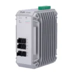 Reyee Switch Industrial para carril DIN - 4 x 1Gbps PoE+ Gigabit + 2 puertos SFP Gigabit