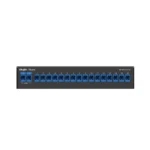 Reyee Splitter Óptico Pasivo - Longitud de onda 1260nm a 1650nm - Compatible con solución e-Lighten Reyee - 2 x Conectores SC uplink - 16 x Conectores SC para ONU´s - Enrackable y montaje en pared