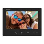 Monitor 2 hilos HD de interior para videoportero 7" 4 botones WiFi 2.4 GHz. Soporta Hik-Connect