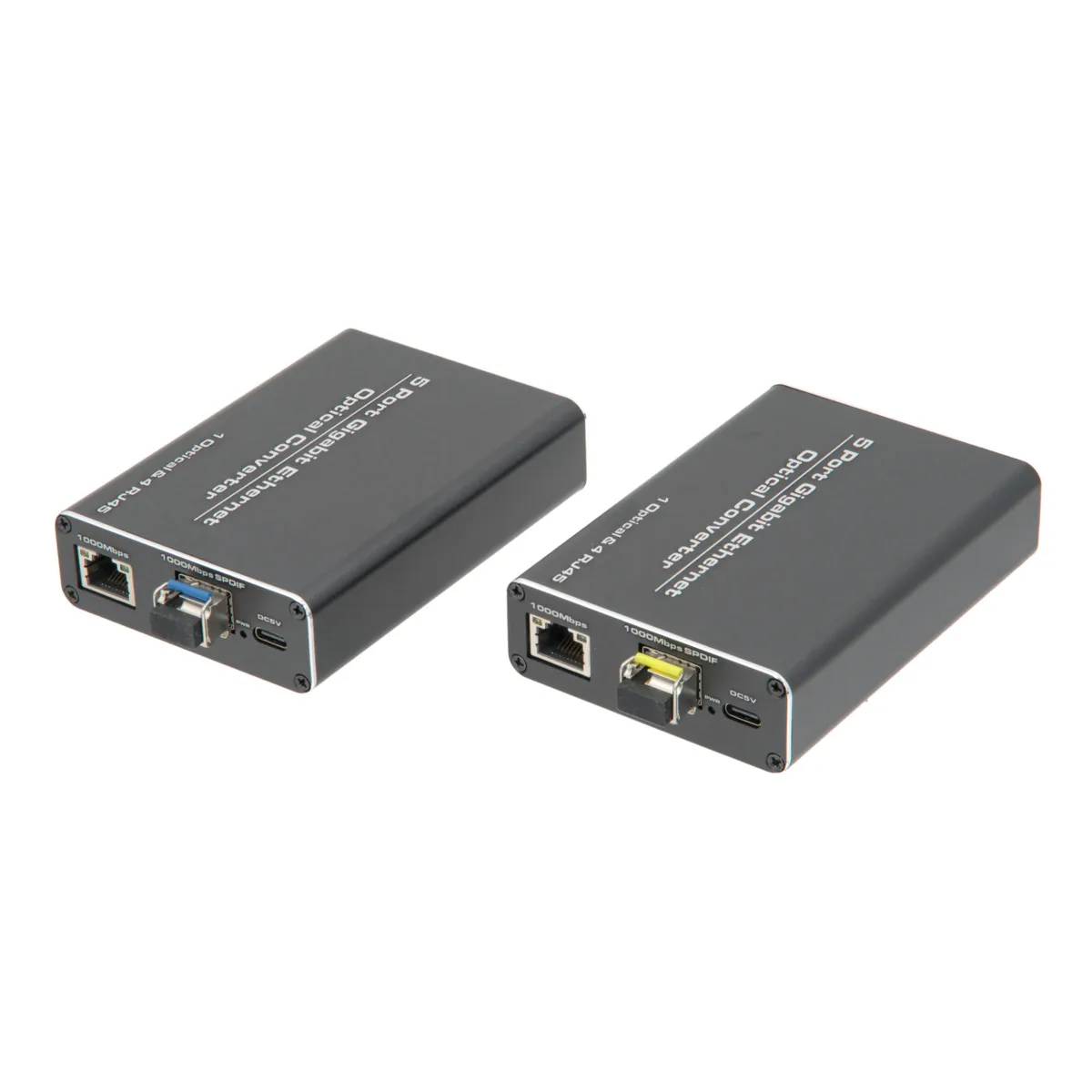 4450N1.webp Conmutador Industrial de Fibra Ethernet Gigabit de 5 Puertos - Imagen 1